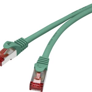 Renkforce RF-5239500 RJ45 Netwerkkabel, patchkabel CAT 6 S/FTP 1.00 m Groen Snagless, Vergulde steekcontacten, Vlambeste Renkforce RF-5239500 RJ45 Netwerkkabel, patchkabel CAT 6 S/FTP 1.00 m Groen Snagless, Vergulde steekcontacten, Vlambeste