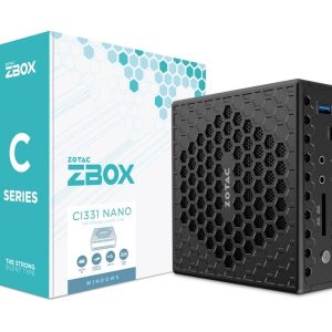 Zotac Mini-PC (HTPC) ZBOX-CI331NANO Intel® Celeron® 4 GB RAM 120 GB SSD Intel Intel UHD Graphics Win 11 Pro ZBOX-CI331NA Zotac Mini-PC (HTPC) ZBOX-CI331NANO Intel® Celeron® 4 GB RAM 120 GB SSD Intel Intel UHD Graphics Win 11 Pro ZBOX-CI331NA