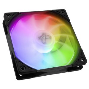 Scythe Scythe Kaze Flex 120 ARGB PWM Lüfter, 300-1800U/min – 120mm PC-ventilator Zwart (b x h x d) 120 x 120 x 27 mm Scythe Scythe Kaze Flex 120 ARGB PWM Lüfter, 300-1800U/min – 120mm PC-ventilator Zwart (b x h x d) 120 x 120 x 27 mm