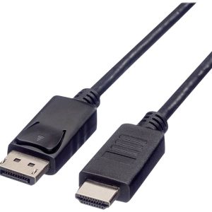ROLINE GREEN DisplayPort Kabel DP – HDMI, M/M, zwart, 2 m ROLINE GREEN DisplayPort Kabel DP – HDMI, M/M, zwart, 2 m