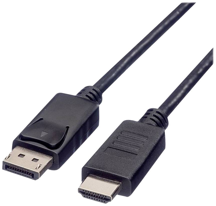 ROLINE GREEN DisplayPort Kabel DP - HDMI, M/M, zwart, 2 m