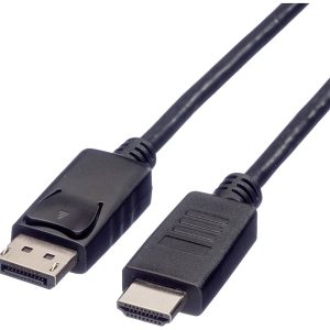 ROLINE GREEN DisplayPort Kabel DP – HDMI, M/M, zwart, 3 m ROLINE GREEN DisplayPort Kabel DP – HDMI, M/M, zwart, 3 m