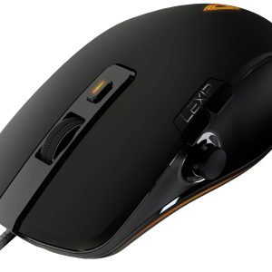 Pixminds NP93 Neptunium Alpha Gaming-muis Kabelgebonden Optisch Zwart 6 Toetsen 12000 dpi Verlicht