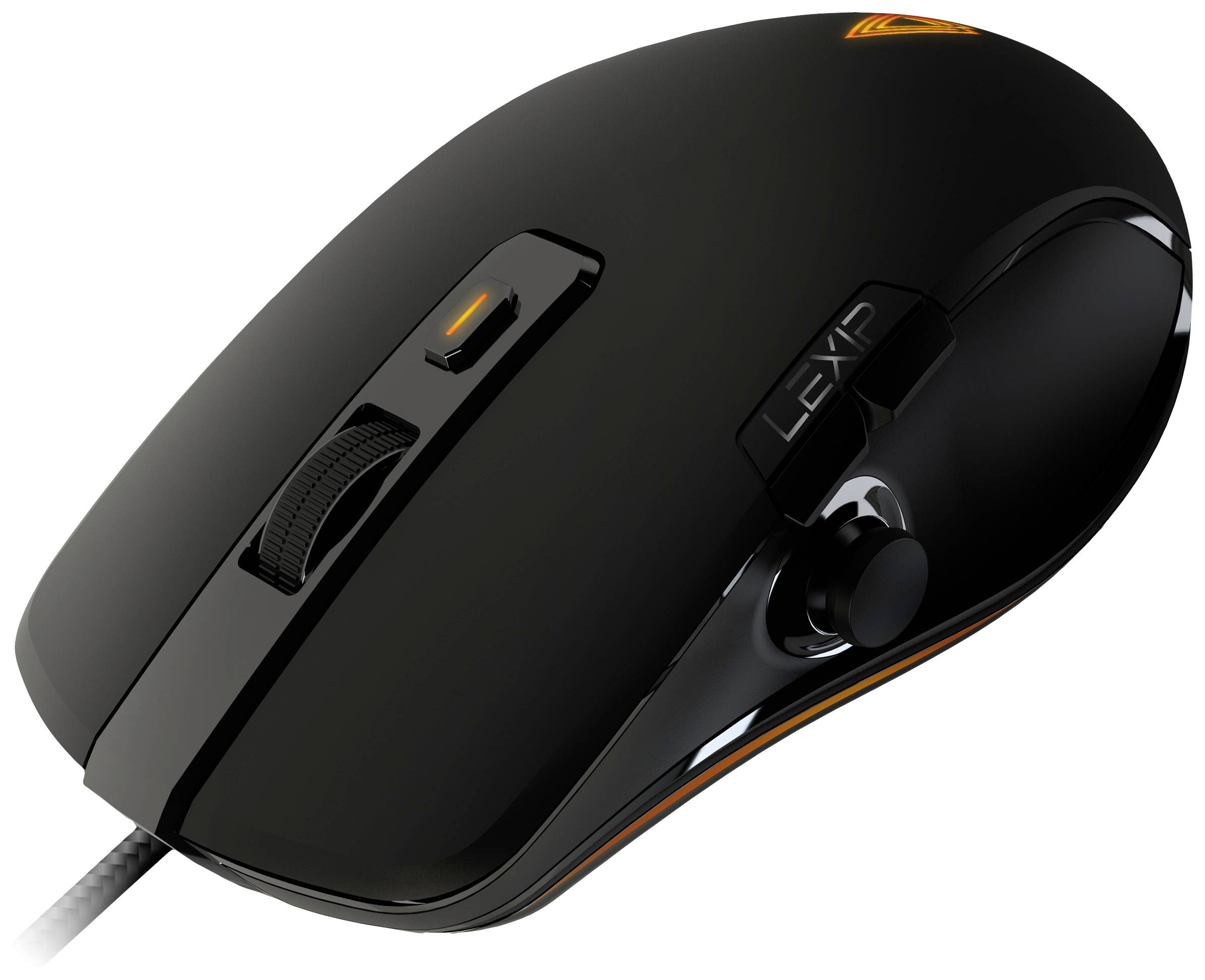 Pixminds NP93 Neptunium Alpha Gaming-muis Kabelgebonden Optisch Zwart 6 Toetsen 12000 dpi Verlicht