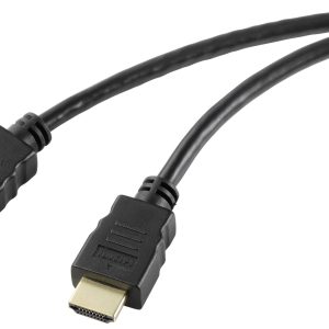 SpeaKa Professional SP-10481284 HDMI-kabel HDMI Aansluitkabel HDMI-A-stekker, HDMI-A-stekker 1.00 m Zwart 8K UHD, PVC-ma SpeaKa Professional SP-10481284 HDMI-kabel HDMI Aansluitkabel HDMI-A-stekker, HDMI-A-stekker 1.00 m Zwart 8K UHD, PVC-ma