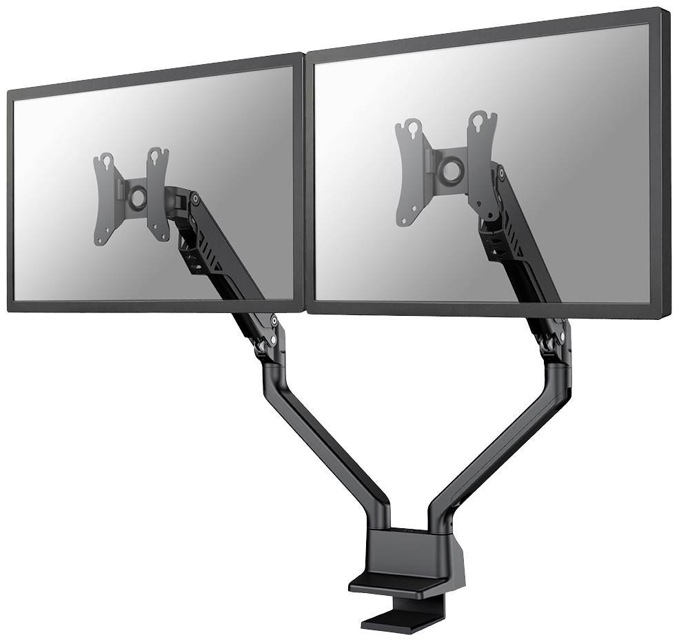 Neomounts FPMA-D750DBLACK2 Monitor-tafelbeugel Aantal monteerbare displays: 2 Display(s) 25,4 cm (10") - 81,3 cm (32") Z