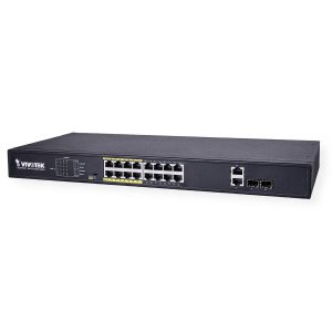 Vivotek AW-FGT-180D-250 AW-FGT-180D-250 Netwerk switch 18 poorten 100 MBit/s PoE-functie Vivotek AW-FGT-180D-250 AW-FGT-180D-250 Netwerk switch 18 poorten 100 MBit/s PoE-functie
