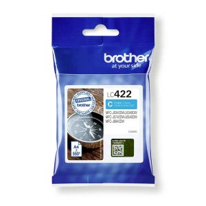 Brother Inktcartridge LC-422C Origineel Cyaan LC422C Brother Inktcartridge LC-422C Origineel Cyaan LC422C