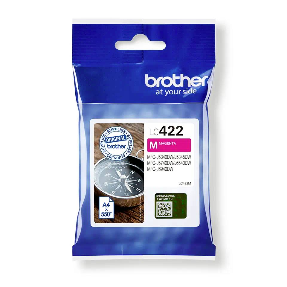 Brother Inktcartridge LC-422M Origineel Magenta LC422M