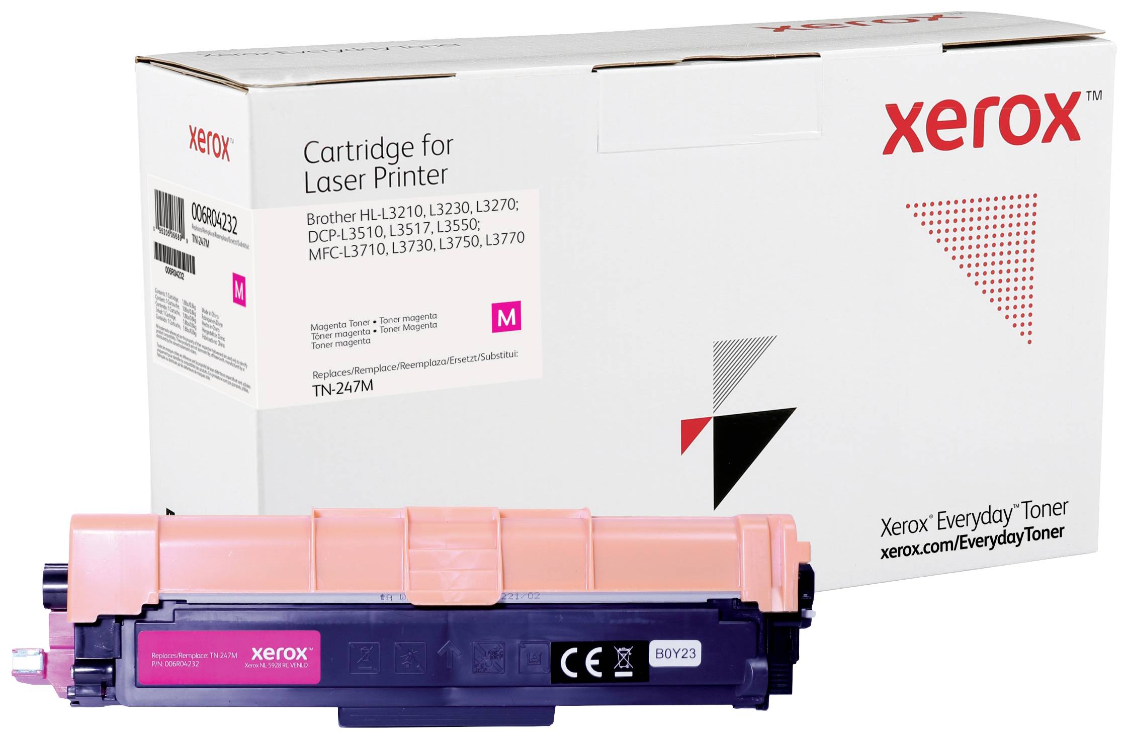 Xerox Toner vervangt Brother TN-247M Compatibel Magenta 2300 bladzijden Everyday 006R04232