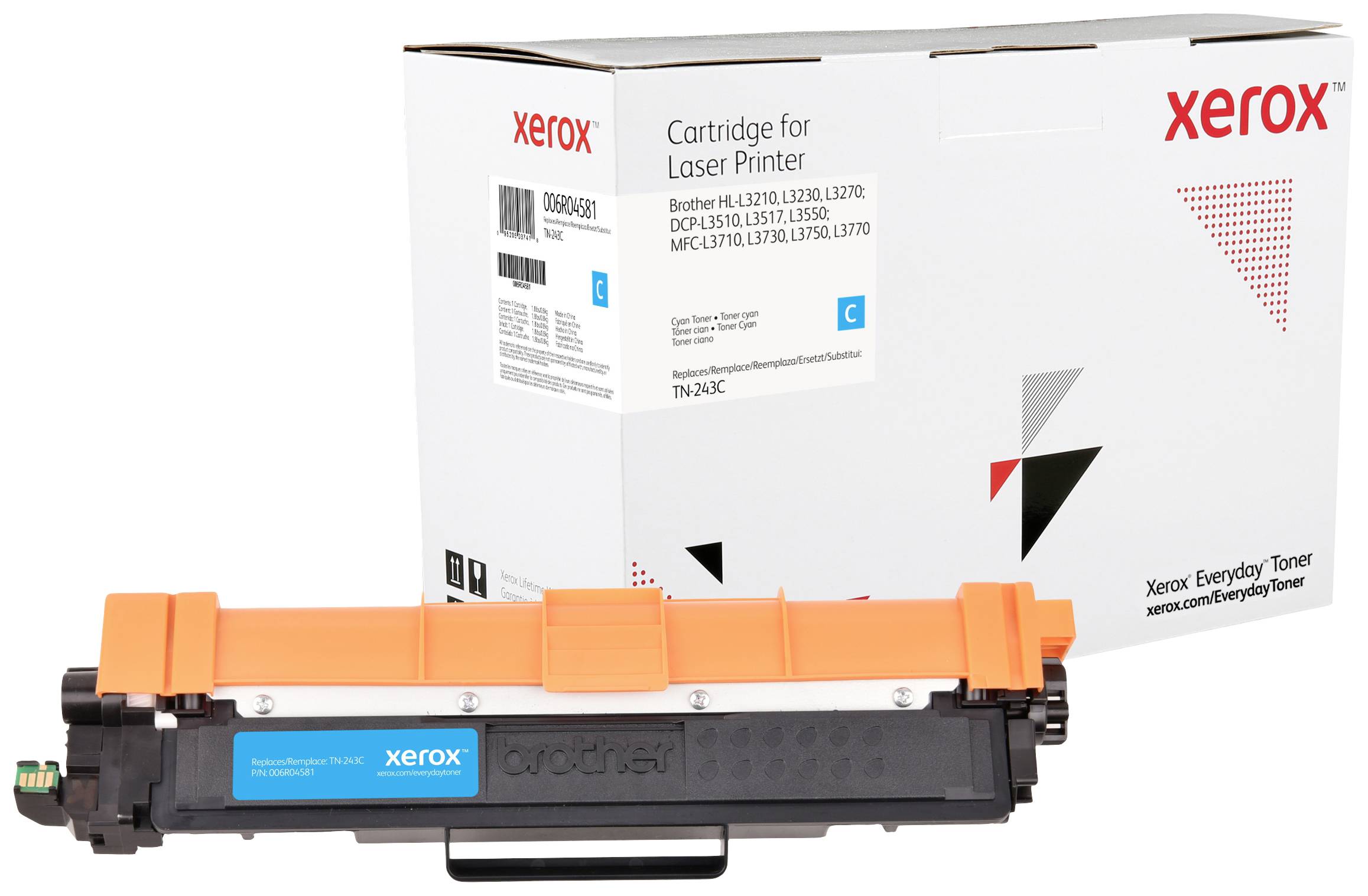 Xerox Toner vervangt Brother TN-243C Compatibel Cyaan 1000 bladzijden Everyday 006 R 04581