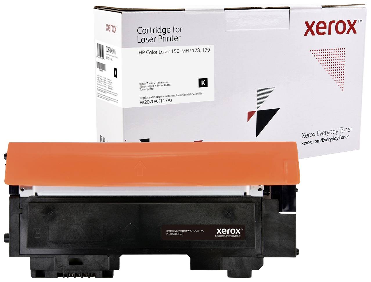 Xerox Toner vervangt HP 117A (W2070A) Compatibel Zwart 1000 bladzijden Everyday 006R04591