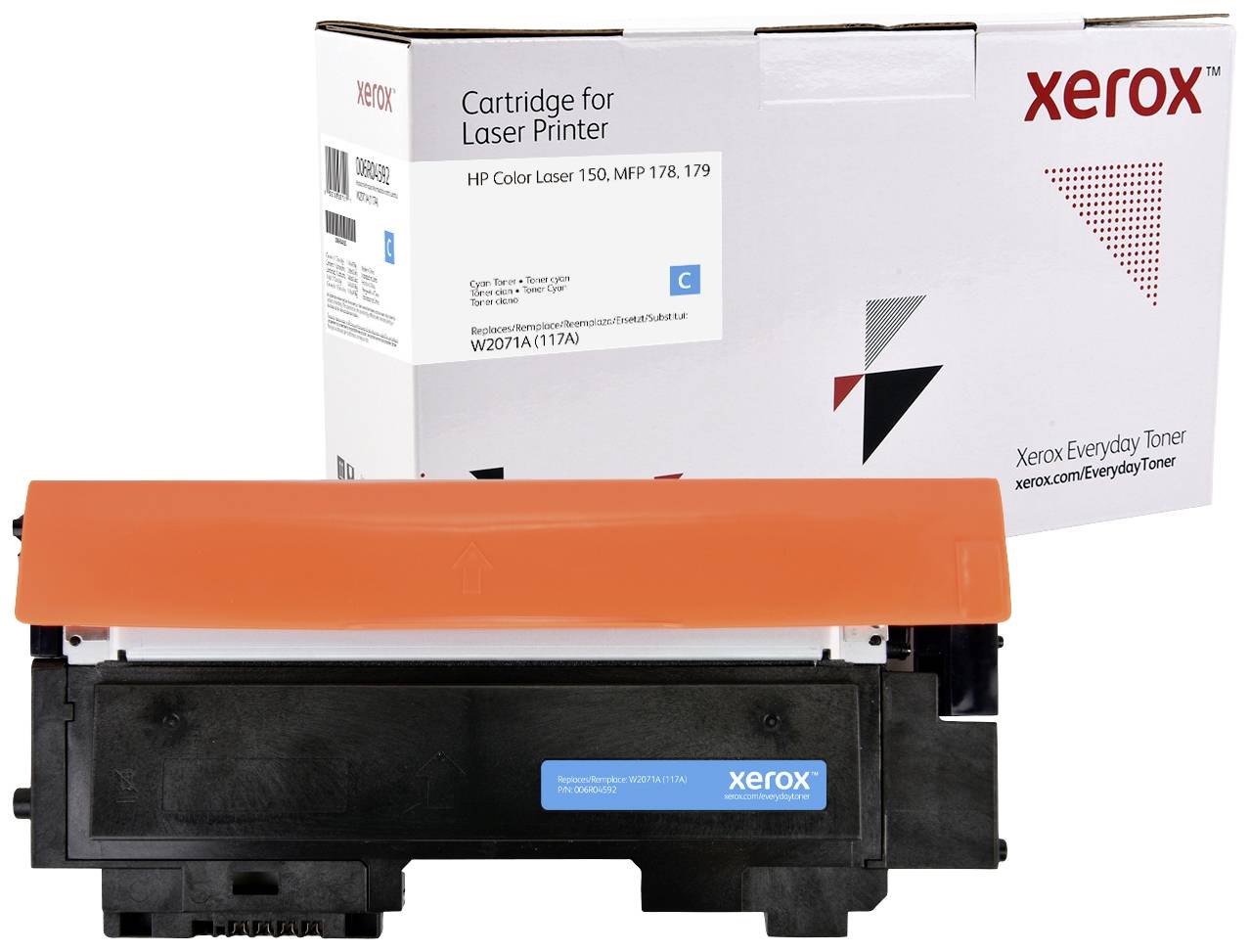 Xerox Toner vervangt HP 117A (W2071A) Compatibel Cyaan 700 bladzijden Everyday 006R04592