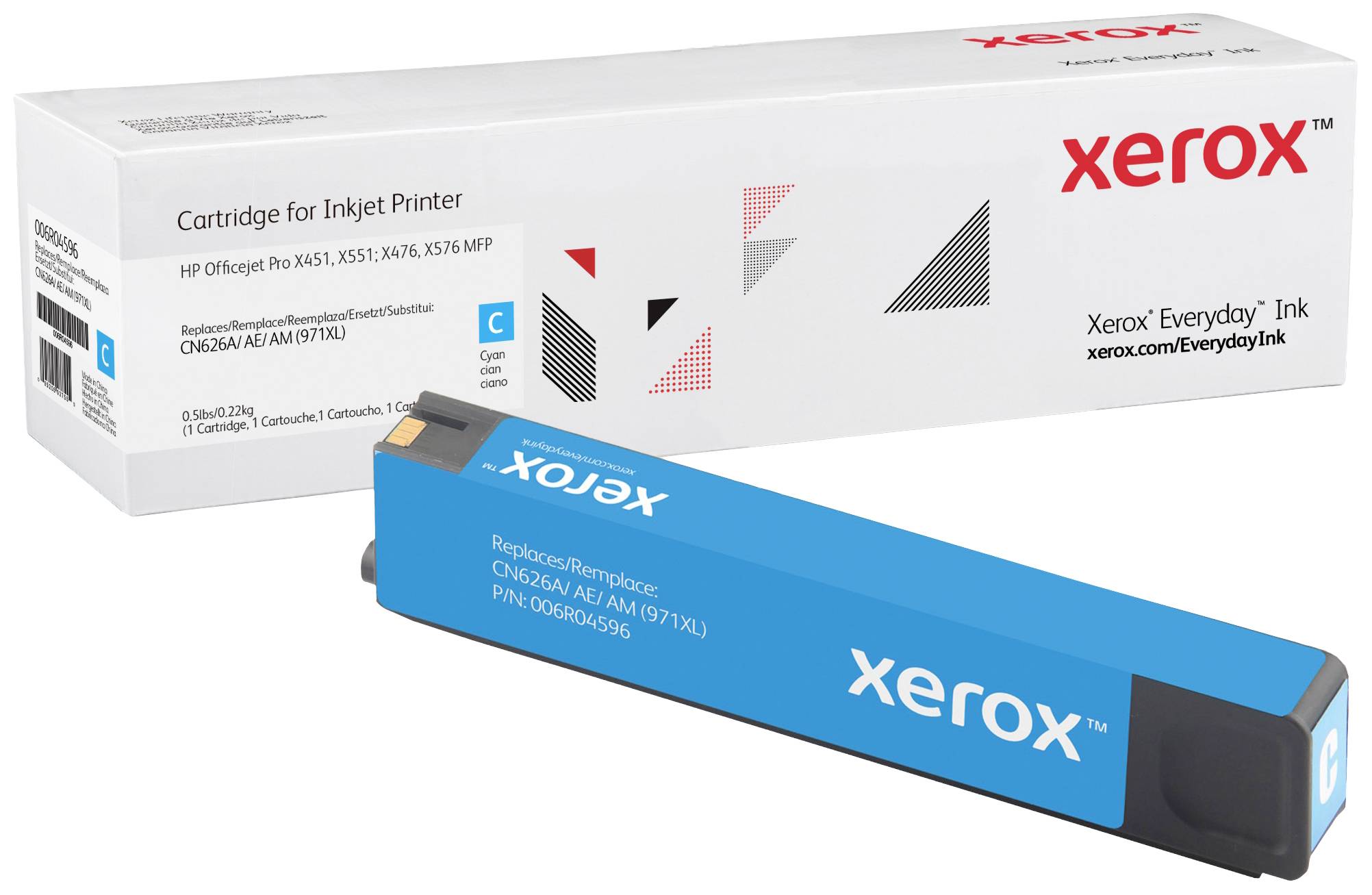 Xerox Inktcartridge vervangt HP, Troy HP 971XL (CN626AE, CN626A, CN626AM) Compatibel Cyaan Everyday 006 R 04596
