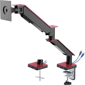My Wall HL 25-1 L Monitor-tafelbeugel 1-voudig 43,2 cm (17″) – 88,9 cm (35″) Zwart Draaibaar