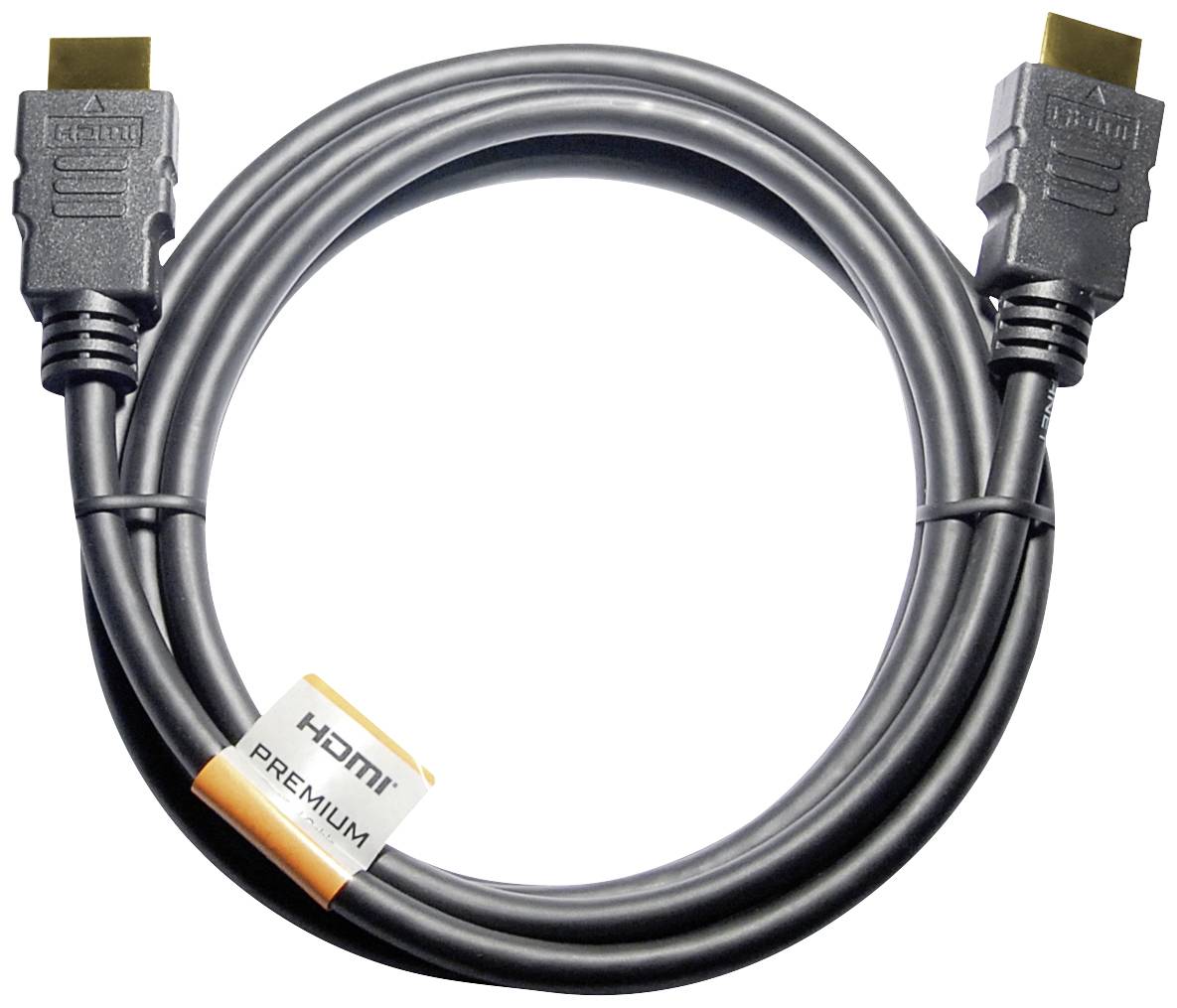 Maxtrack C 215-5 L HDMI-kabel HDMI Aansluitkabel HDMI-A-stekker, HDMI-A-stekker 5.00 m Zwart 4K UHD