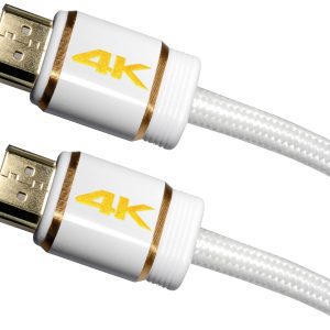 Maxtrack C 216-3 L HDMI-kabel HDMI Aansluitkabel HDMI-A-stekker, HDMI-A-stekker 3.00 m Wit 4K UHD