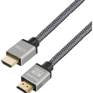 Maxtrack C 221-1 HNL HDMI-kabel HDMI Aansluitkabel HDMI-A-stekker, HDMI-A-stekker 1.00 m Zwart 8K UHD