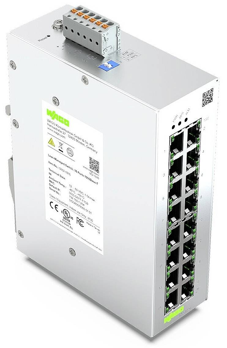WAGO 852-1816 852-1816 Netwerk switch 10 / 100 / 1000 MBit/s