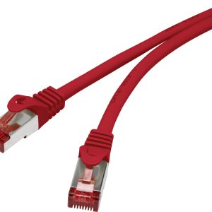 Renkforce RF-5251926 RJ45 Netwerkkabel, patchkabel CAT 6 S/FTP 0.15 m Rood Snagless, Vergulde steekcontacten, Vlambesten Renkforce RF-5251926 RJ45 Netwerkkabel, patchkabel CAT 6 S/FTP 0.15 m Rood Snagless, Vergulde steekcontacten, Vlambesten