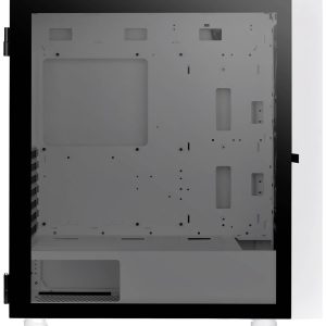 Thermaltake CA-1T9-00M6WN-01 Midi-tower PC-behuizing Wit 3 voorgeïnstalleerde LED-ventilators, LCS-compatibel, Zijvenste