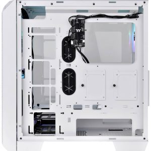 Thermaltake CA-1P6-00M6WN-00 Midi-tower PC-behuizing Wit LCS-compatibel, Zijvenster, Geschikt voor DIY-waterkoeling, Ges