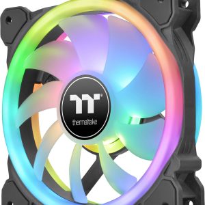 Thermaltake CL-F138-PL14SW-A PC-ventilator Zwart (b x h x d) 184 x 149 x 182 mm Incl. LED-verlichting, Incl. RGB-verlich