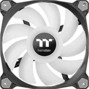 Thermaltake CL-F116-PL14SW-A PC-ventilator Zwart (b x h x d) 190 x 56 x 143 mm Incl. LED-verlichting, Incl. RGB-verlicht