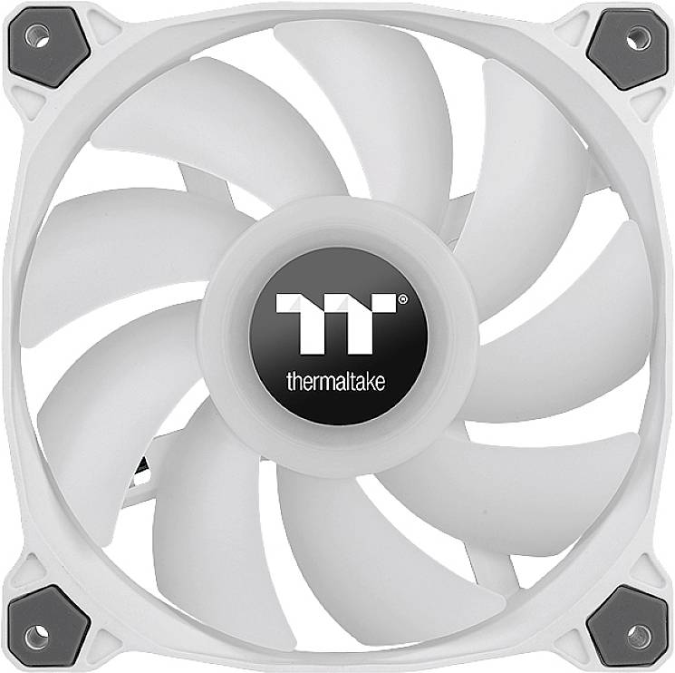 Thermaltake CL-F098-PL14SW-A PC-ventilator Wit (b x h x d) 190 x 56 x 143 mm Incl. LED-verlichting, Incl. RGB-verlichtin