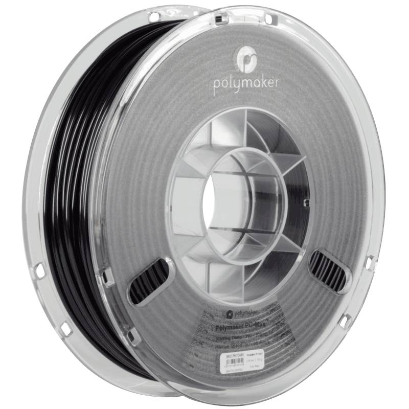 Polymaker PC02001 Polymax Tough Filament PC (polycarbonaat) Hoge stijfheid, Hittebestendig, Slagvast 1.75 mm 750 g Zwart