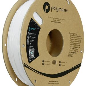 Polymaker PC02002 Polymax Tough Filament PC (polycarbonaat) Hoge stijfheid, Hittebestendig, Slagvast 1.75 mm 750 g Wit 1 Polymaker PC02002 Polymax Tough Filament PC (polycarbonaat) Hoge stijfheid, Hittebestendig, Slagvast 1.75 mm 750 g Wit 1