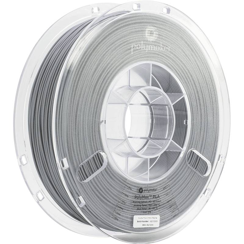 Polymaker PA06003 PolyMAX Tough Filament PLA kunststof Hoge stijfheid, Hoge treksterkte, Slagvast 1.75 mm 750 g Grijs Po