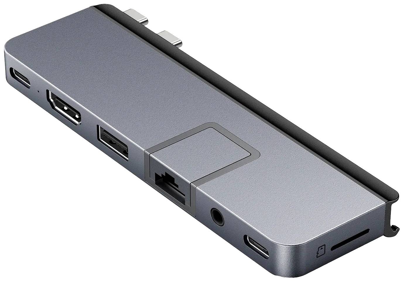 HYPER HyperDrive DUO Pro USB-C dockingstation Geschikt voor merk (dockingstation): Universeel MacBook Geïntegreerde kaar