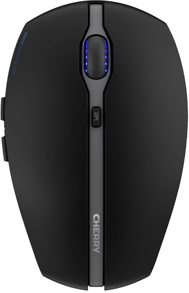 CHERRY GENTIX BT Muis Bluetooth Optisch Zwart 7 Toetsen 1000 dpi, 2000 dpi