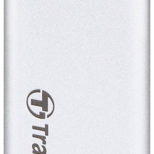 Transcend ESD260C 1 TB Externe SSD harde schijf USB-C, USB-A Zilver TS1TESD260C