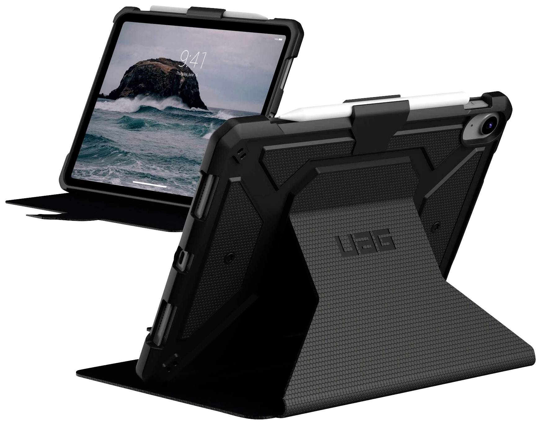 Urban Armor Gear Metropolis Back cover Zwart Tabletcover