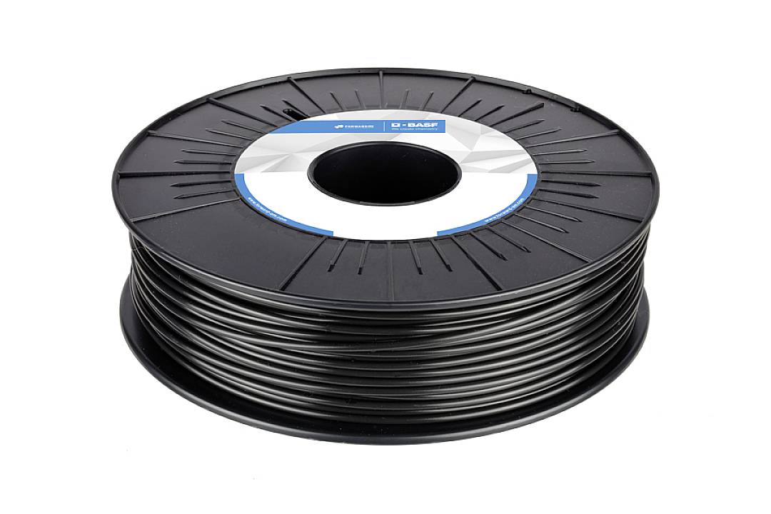 BASF Ultrafuse TPU-2308a075 TPU95A Filament TPU Slagvast, Chemisch bestendig 1.75 mm 750 g Zwart 1 stuk(s)