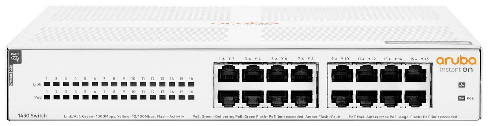 aruba R8R48A#ABB R8R48A#ABB Netwerk switch 16 poorten 32 Gbit/s