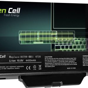 Green Cell 451085-121 GC-HP08 Laptopaccu 10.8 V 4400 mAh HP, Compaq Green Cell 451085-121 GC-HP08 Laptopaccu 10.8 V 4400 mAh HP, Compaq
