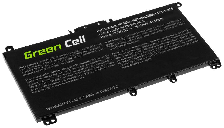 Green Cell HT03XL GC-HP163 Laptopaccu 11.4 V 3400 mAh HP