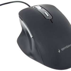 Gembird Muis Kabelgebonden Optisch Zwart 6 Toetsen 1200 dpi, 1800 dpi, 2400 dpi, 3600 dpi Verlicht, Geluidsarme toetsen Gembird Muis Kabelgebonden Optisch Zwart 6 Toetsen 1200 dpi, 1800 dpi, 2400 dpi, 3600 dpi Verlicht, Geluidsarme toetsen