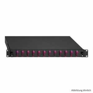Rutenbeck 12 x SC-D OS2 grün Glasvezel-splitterbox 12 poorten SC Ingericht 1 HE