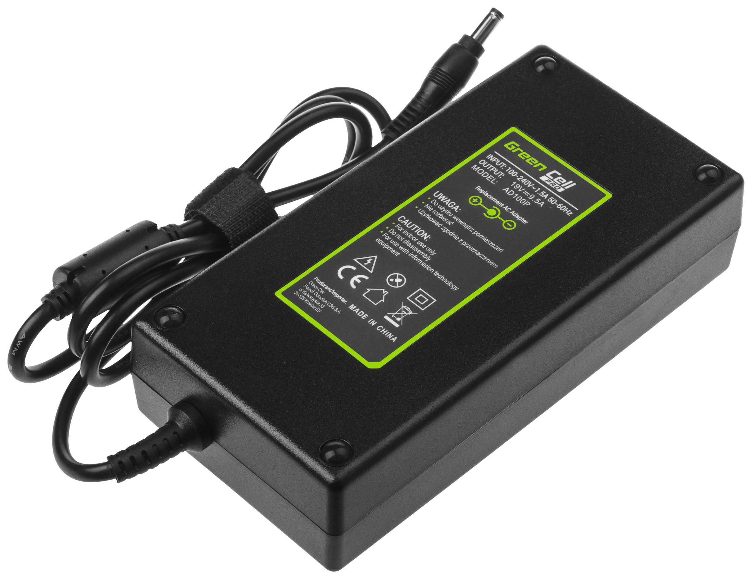 Green Cell GC-AD100P Laptop netvoeding 180 W 19 V 9.5 A