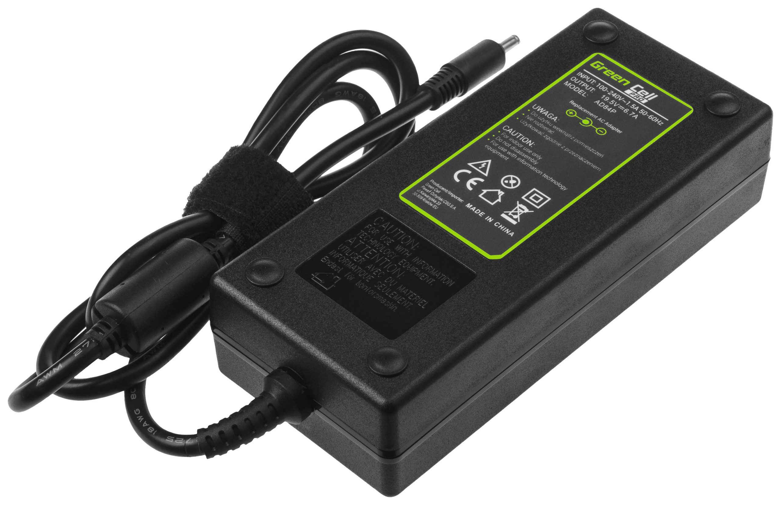 Green Cell GC-AD84P Laptop netvoeding 130 W 19.5 V 6.7 A