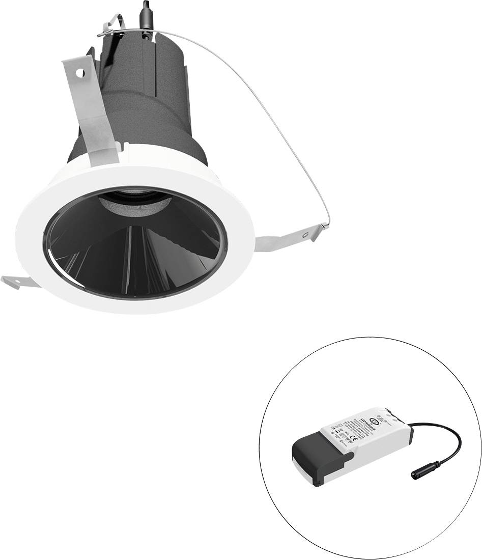 EVN F02R09SM1330L38P F02R09SM1330L38P LED-plafondspot