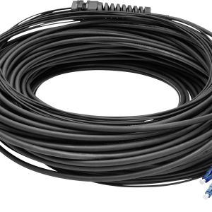 Digitus DK-2A338U075BK-BBB Glasvezel Optische vezel Aansluitkabel 75 m Zwart [8x LC-/UPC-stekker – 8x LC-/UPC-stekker] 9