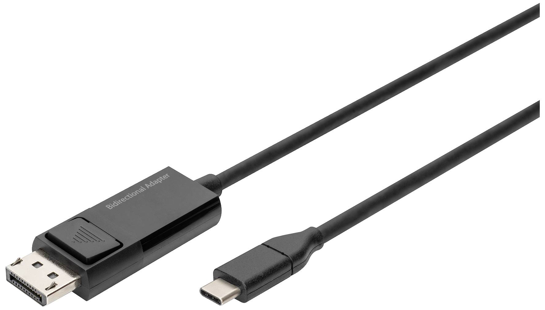 Digitus AK-300334-020-S USB-C-displaykabel DisplayPort / USB-C Aansluitkabel DisplayPort-stekker, USB-C stekker 2.00 m Z
