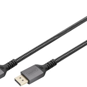 Digitus DB-340201-010-S DisplayPort-kabel DisplayPort Aansluitkabel DisplayPort-stekker 1 m Zwart Afgeschermd (drievoudi Digitus DB-340201-010-S DisplayPort-kabel DisplayPort Aansluitkabel DisplayPort-stekker 1 m Zwart Afgeschermd (drievoudi