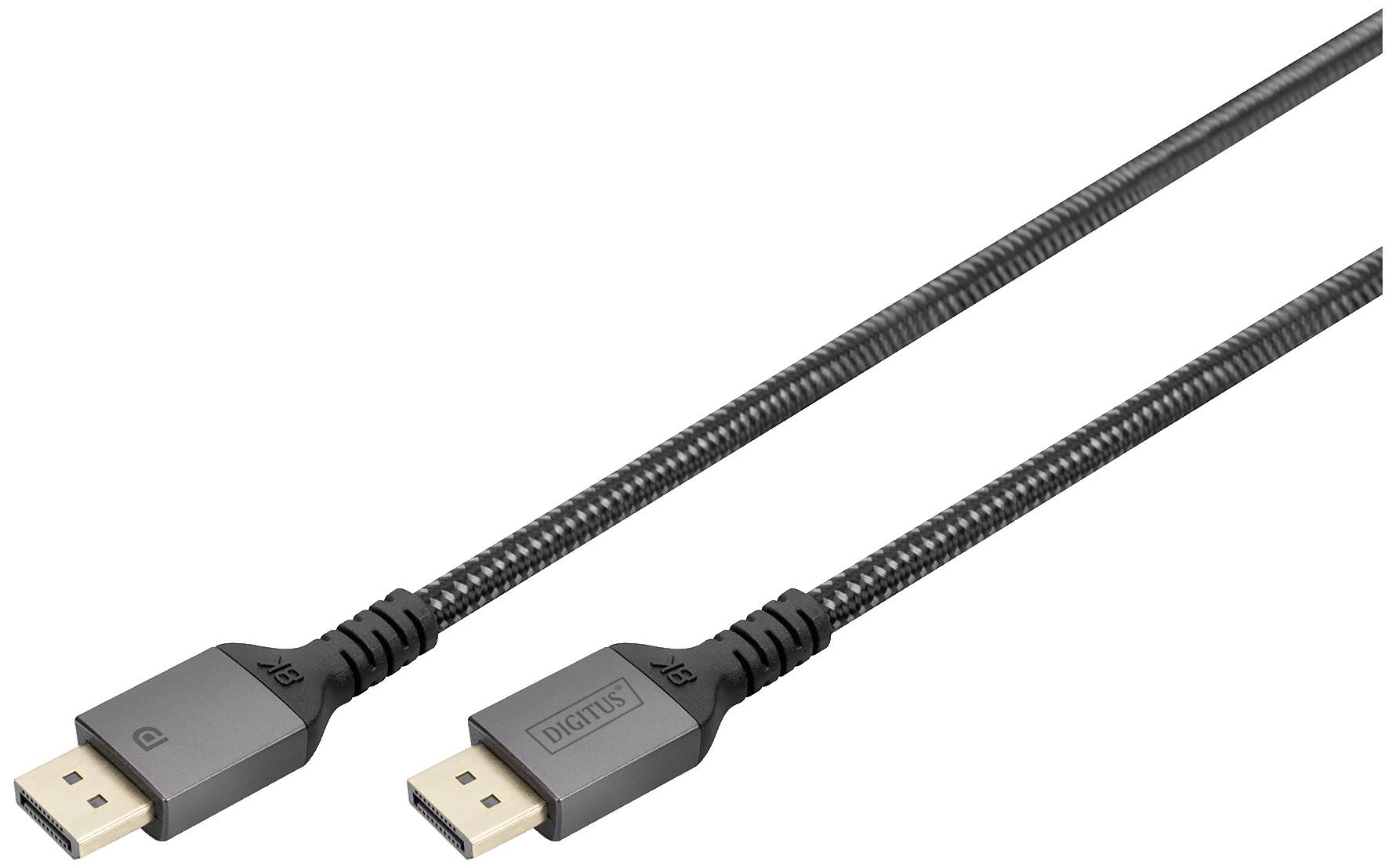 Digitus DB-340201-030-S DisplayPort-kabel DisplayPort Aansluitkabel DisplayPort-stekker 3 m Zwart Afgeschermd (drievoudi