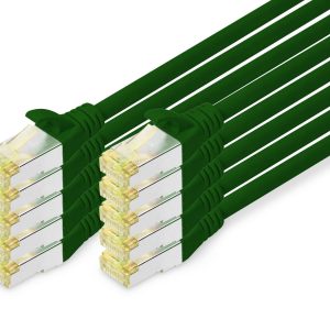 Digitus DK-1644-A-010-G-10 RJ45 Netwerkkabel, patchkabel CAT 6A S/FTP 1.00 m Groen 1 stuk(s) Digitus DK-1644-A-010-G-10 RJ45 Netwerkkabel, patchkabel CAT 6A S/FTP 1.00 m Groen 1 stuk(s)